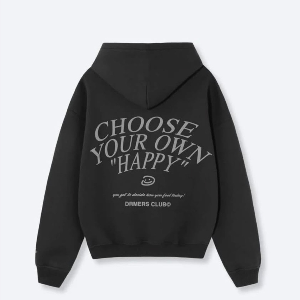 DRMERS CLUB- charcoal grey hoodie size XL